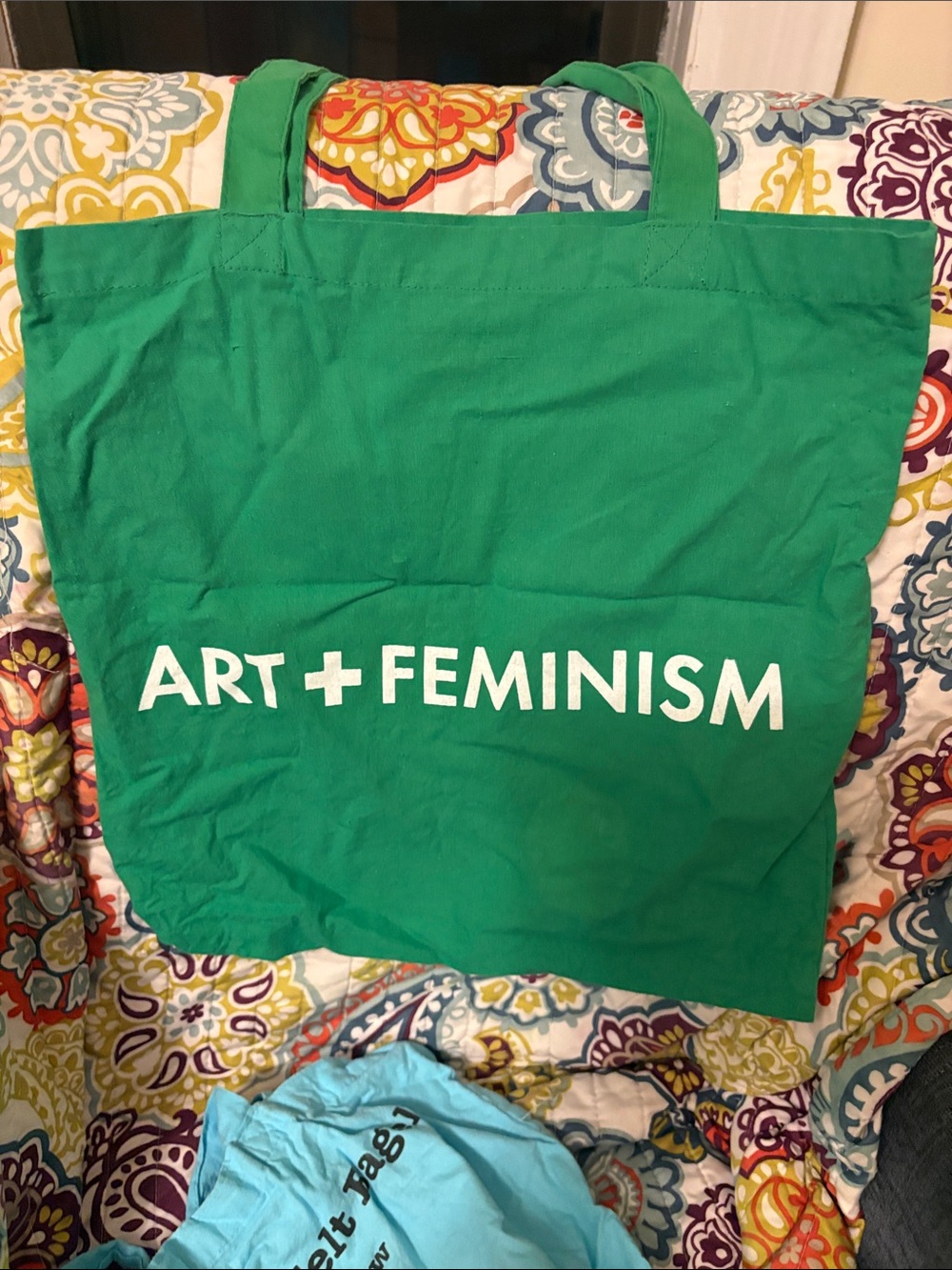 Art + Feminism tote